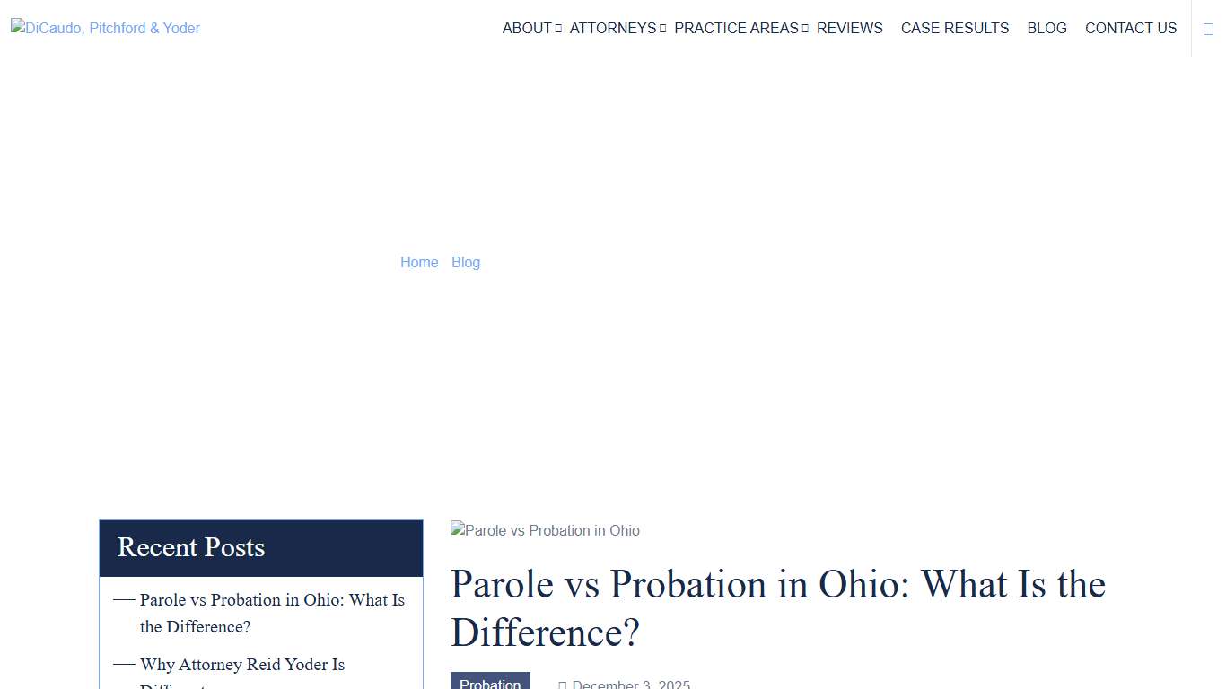 Parole vs Probation in Ohio: What Is the Difference? 2026